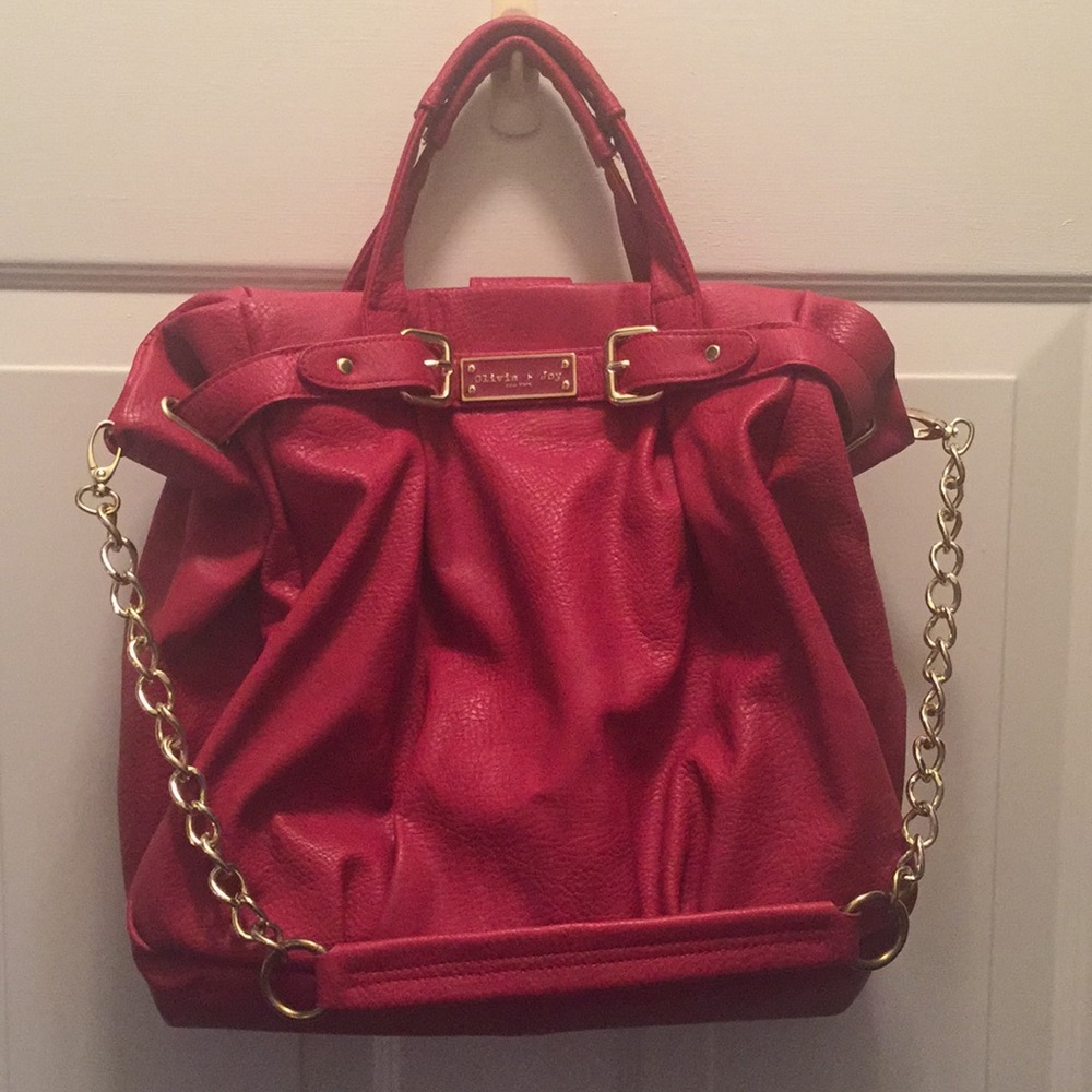 ☝🏼 LAST CHANCE! Red Olivia + Joy Handbag